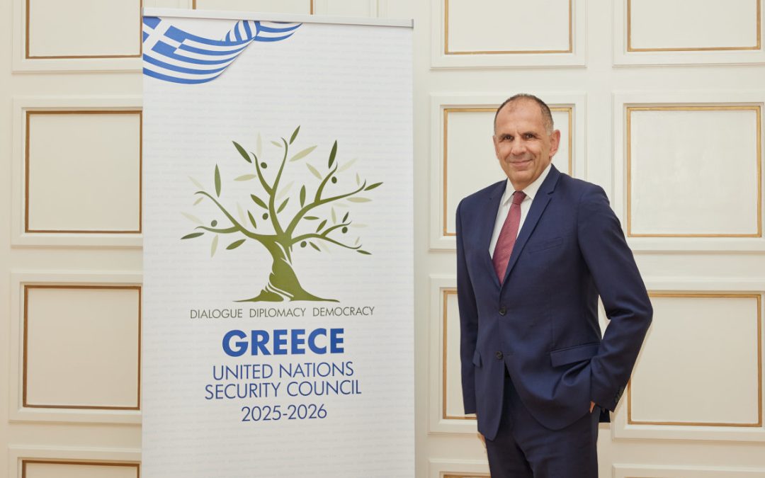 Greek Foreign Minister discusses the situation in Gaza, Ukraine and the role of Greece within the world’s most prominent international institutions