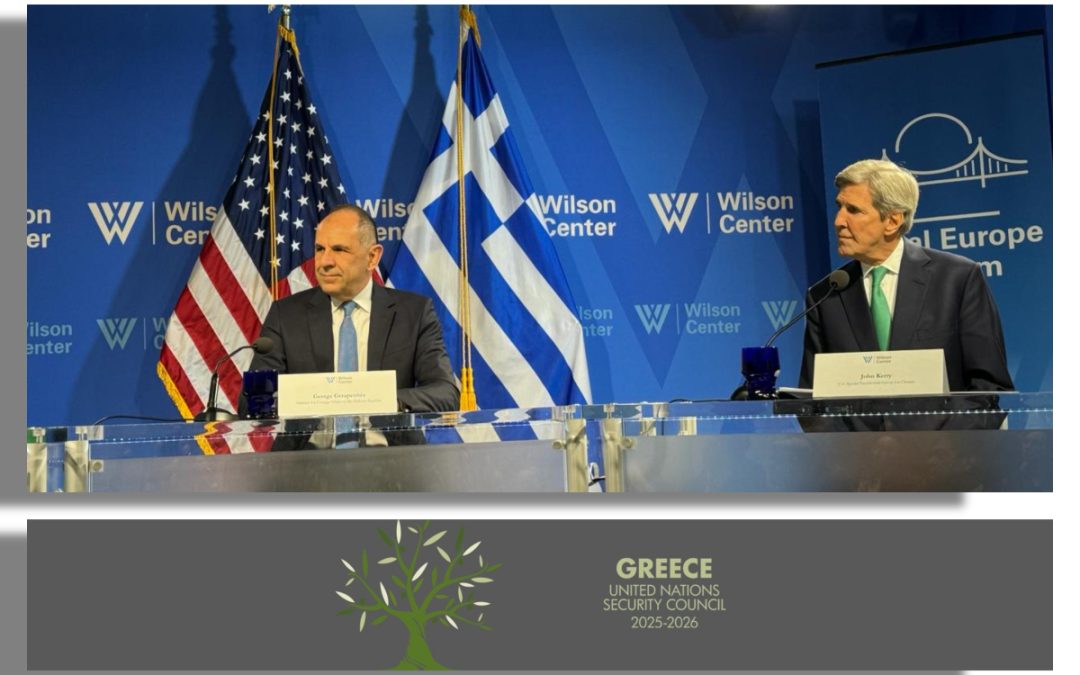 Έλληνας ΥΠΕΞ & Ειδικός Απεσταλμένος των ΗΠΑ για το Κλίμα συζητούν για τη Διάσκεψη των Ωκεανών