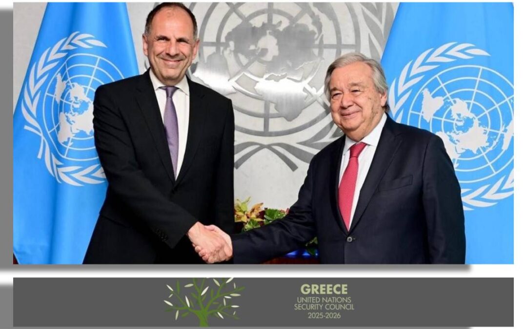 Greek Foreign Minister meets UN Secretary-General António Guterres