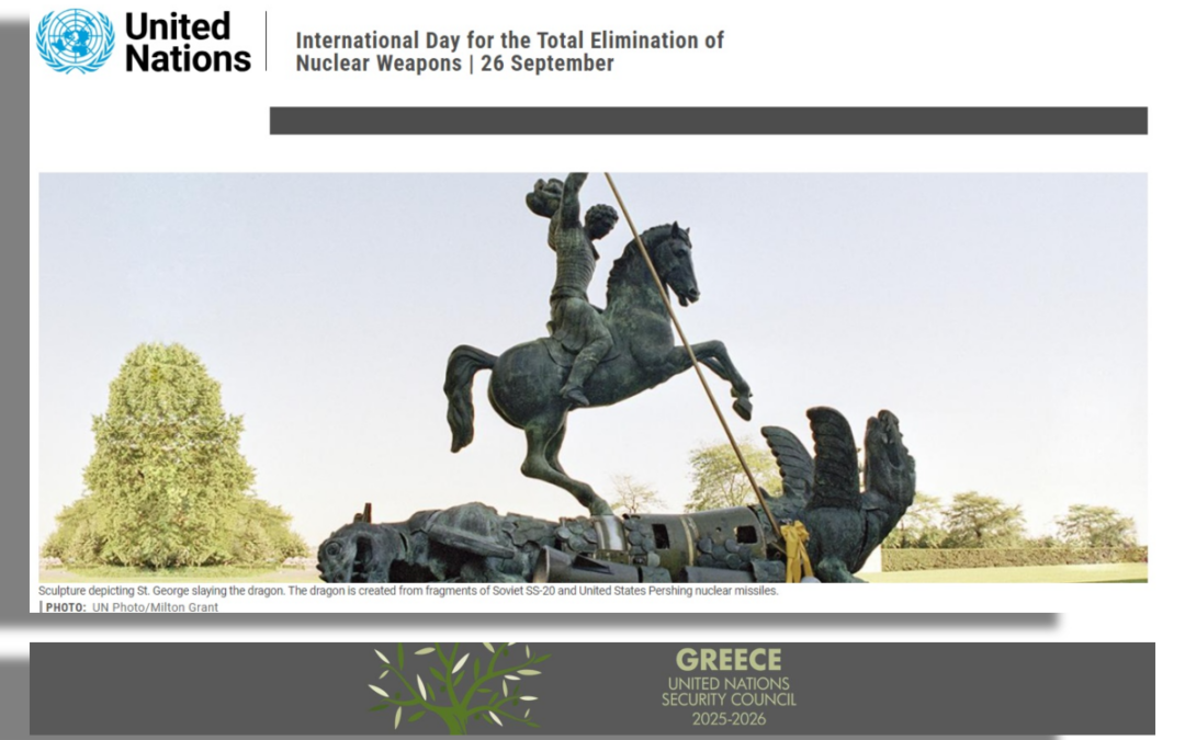 Int’l Day for the Total Elimination of Nuclear Weapons: Greece participates in high-level meeting