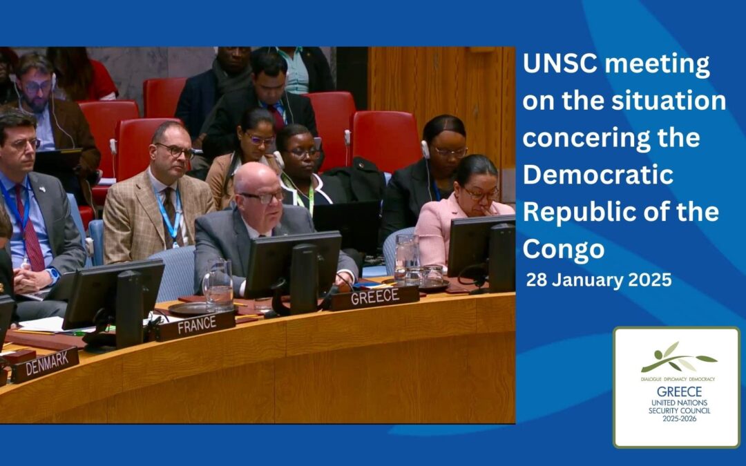 Security Council meeting on the situation concerning the DRC