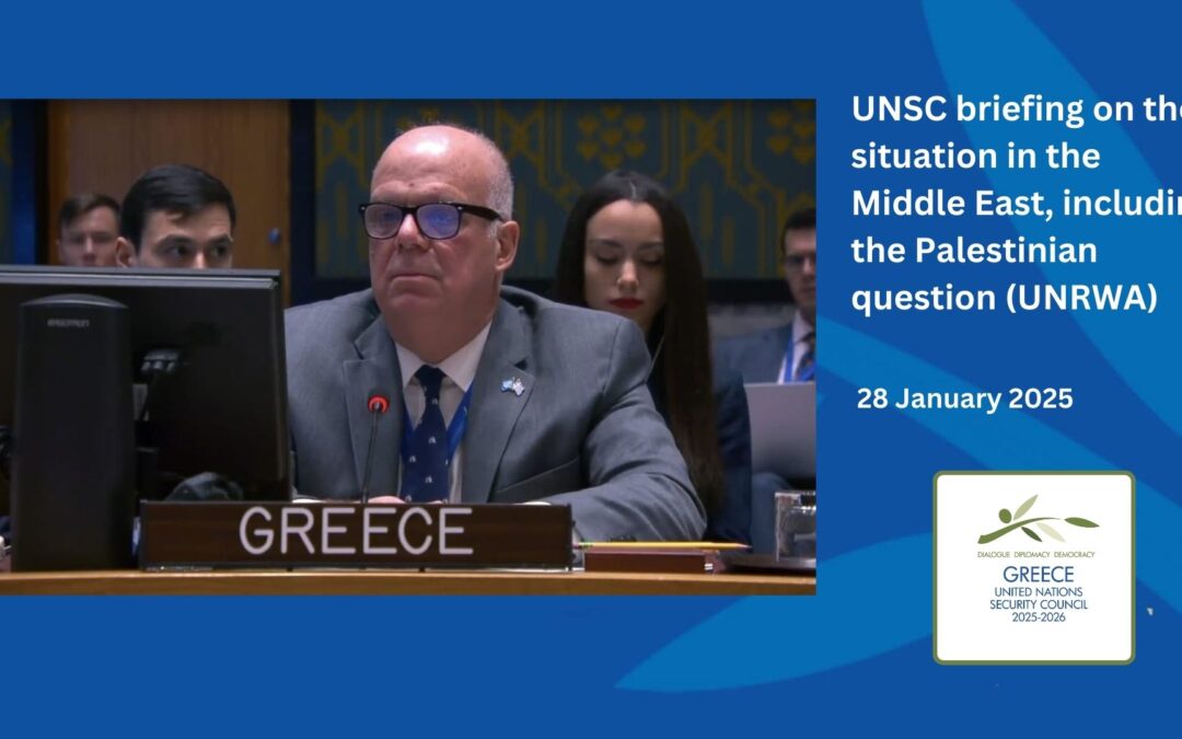 Security Council briefing on the situation in the Middle East, including the Palestinian question (UNRWA)