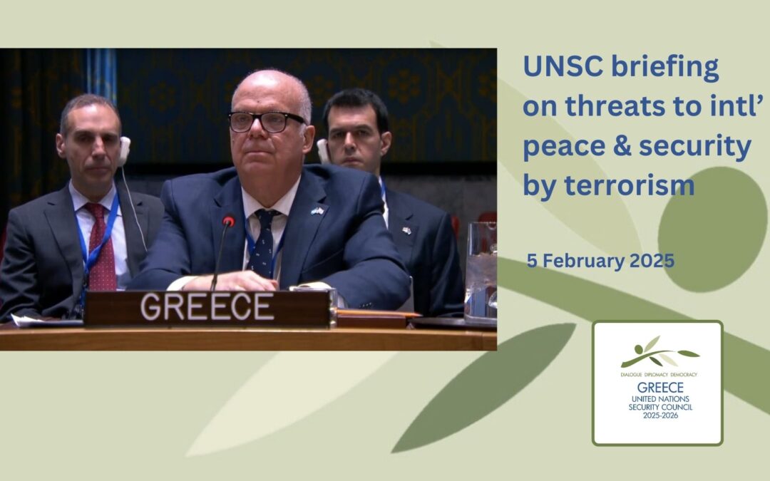 Security Council briefing on Threats to International Peace and Security caused by terrorist acts