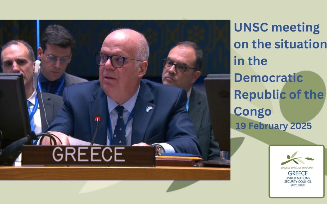 Security Council meeting on the situation in the Democratic Republic of the Congo (DRC)