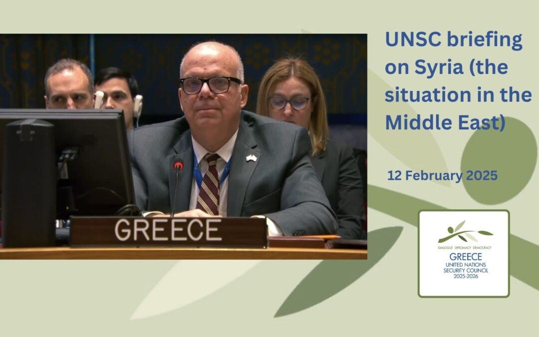 Security Council briefing on the situation in the Middle East (Syria)