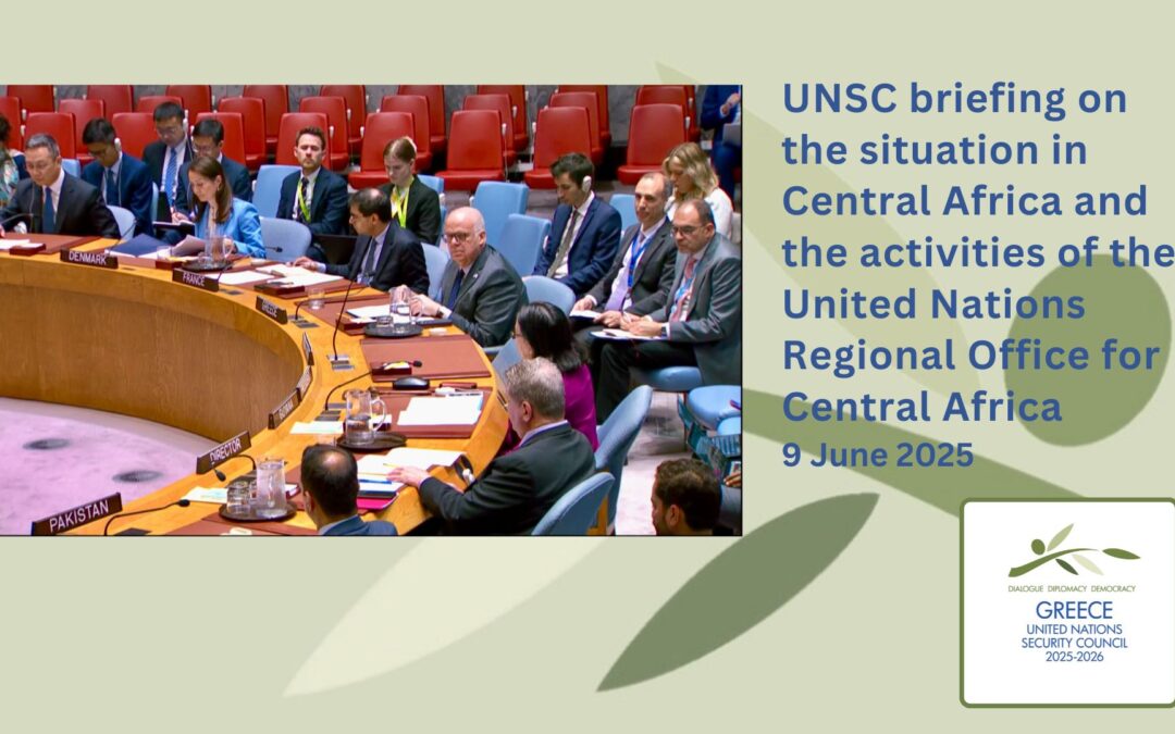 UNSC Briefing on Central Asia and UNOCA