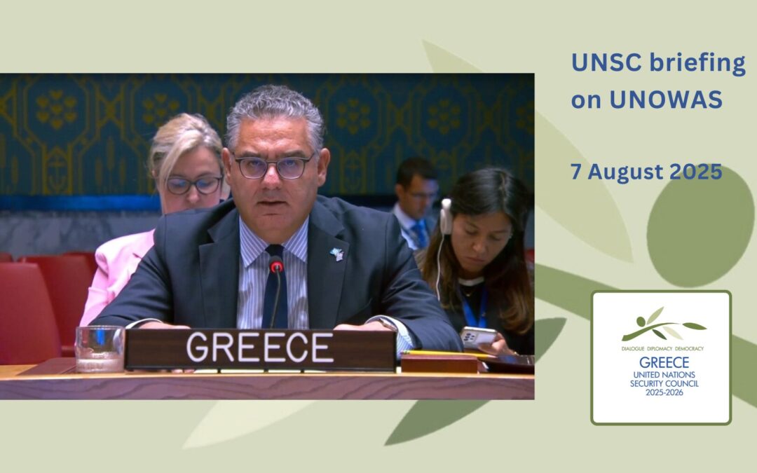 UN Security Council briefing on Peace consolidation in West Africa (UNOWAS)