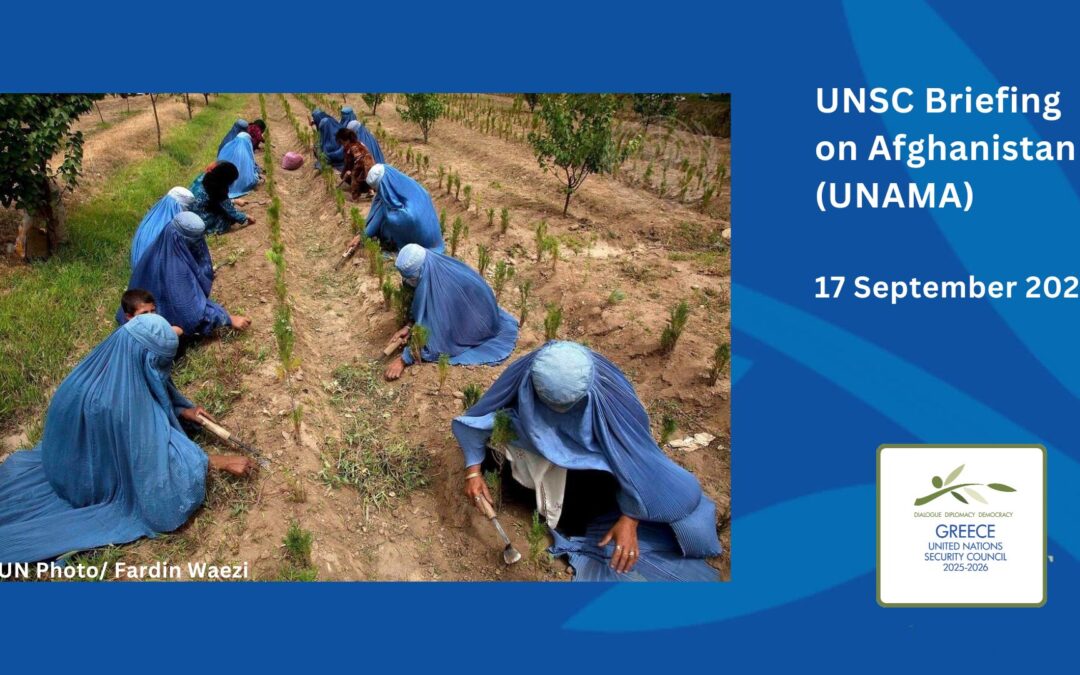 UN Security Council Briefing on the situation in Afghanistan (UNAMA)