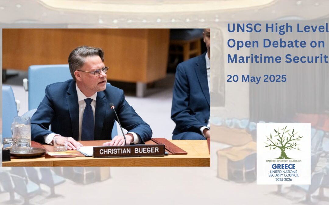 Open Debate On Maritime Security, Briefing Dr Christian Bueger, IR Professor at the University of Copenhagen and an UNIDIR Research Fellow