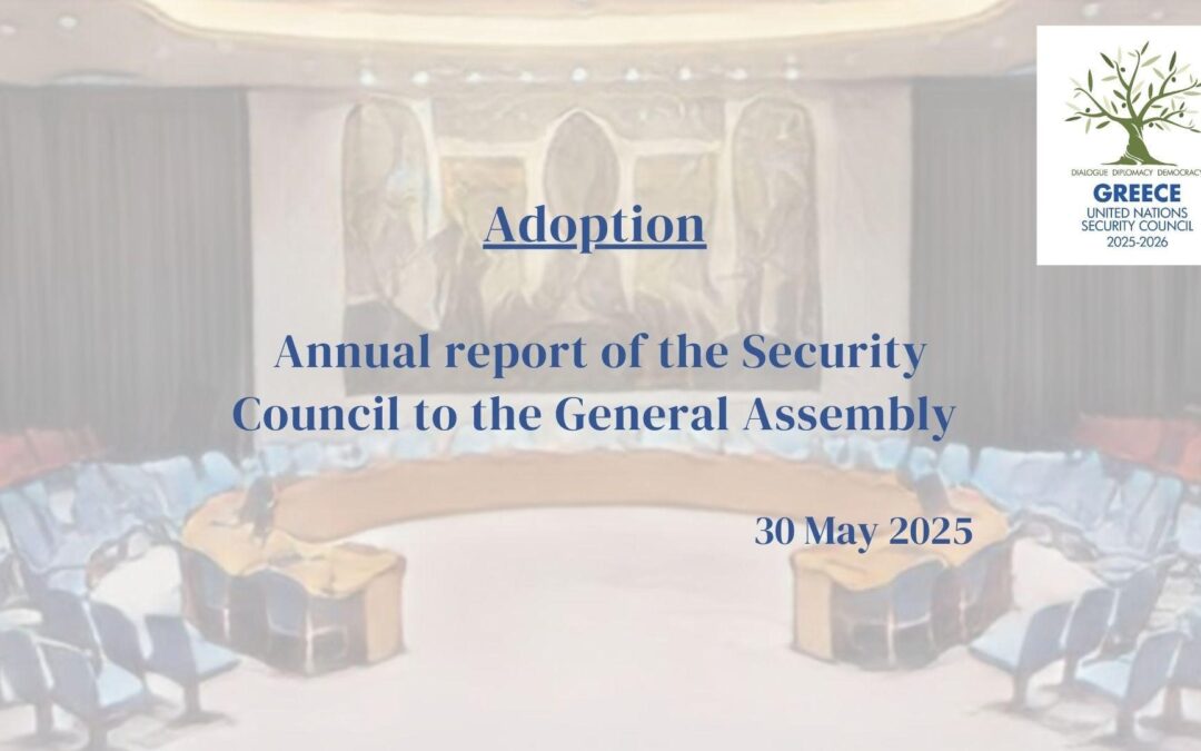 Annual Report of the Security Council to the General Assembly