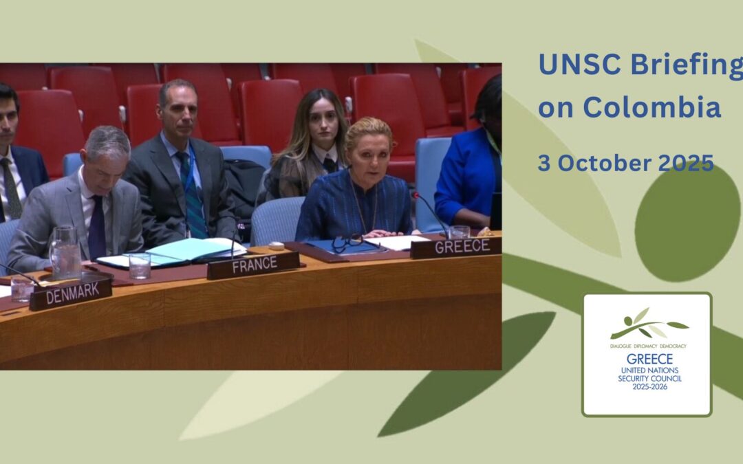 UN Security Council Briefing on Colombia
