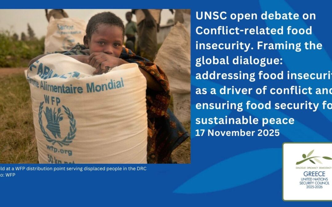 UNSC Open debate on conflict-related food insecurity