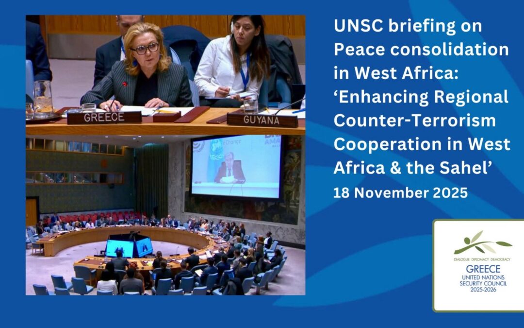UNSC briefing on Peace consolidation in West Africa and the Sahel