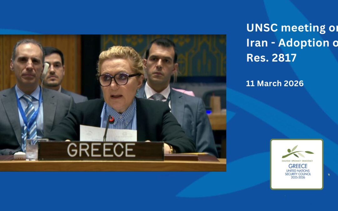 UN Security Council meeting on the situation in the Middle East (Iran)