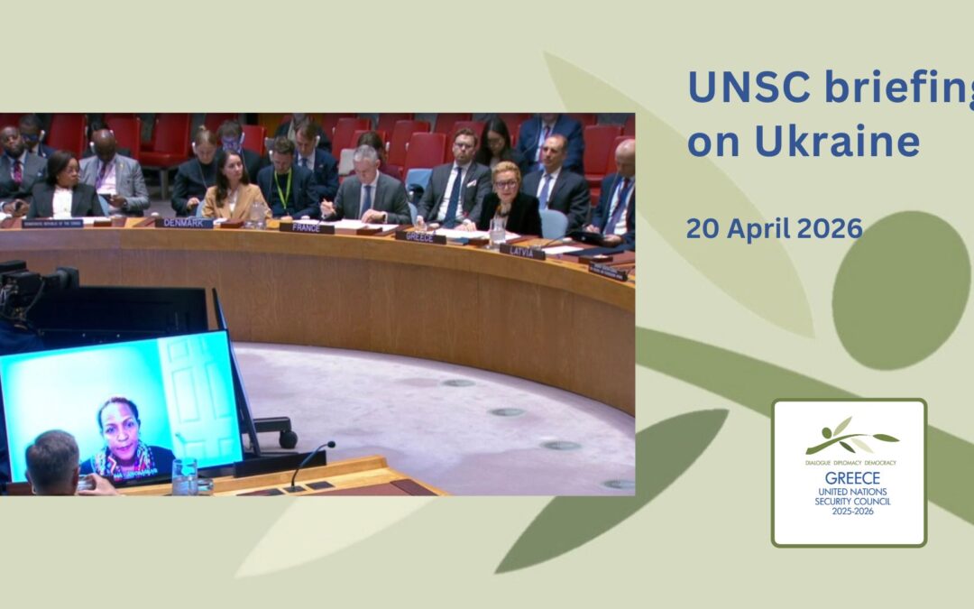 UN Security Council Briefing on the maintenance of peace and security of Ukraine