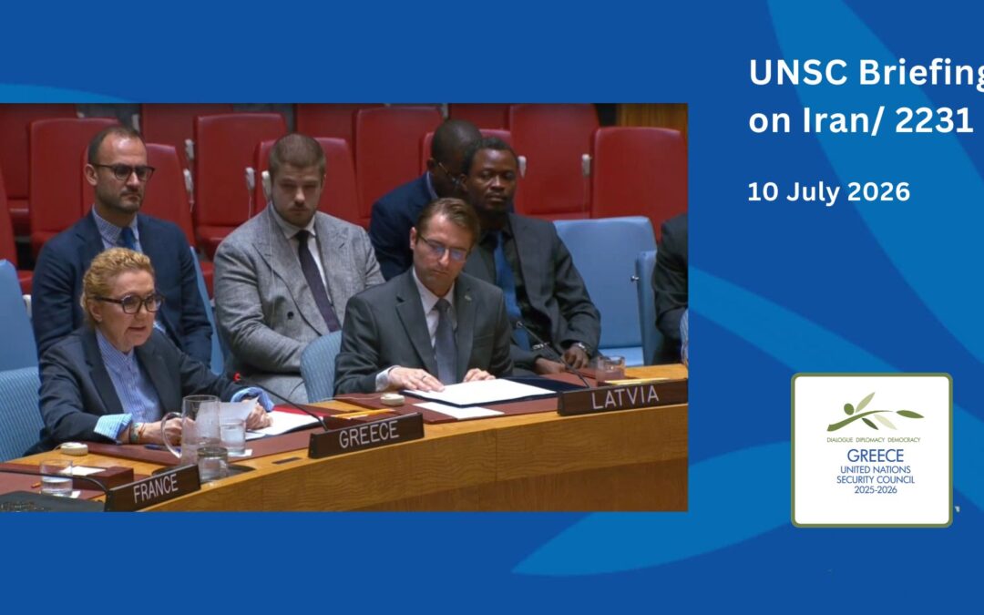 UN Security Council briefing on Non-Proliferation (Iran/ 2231)
