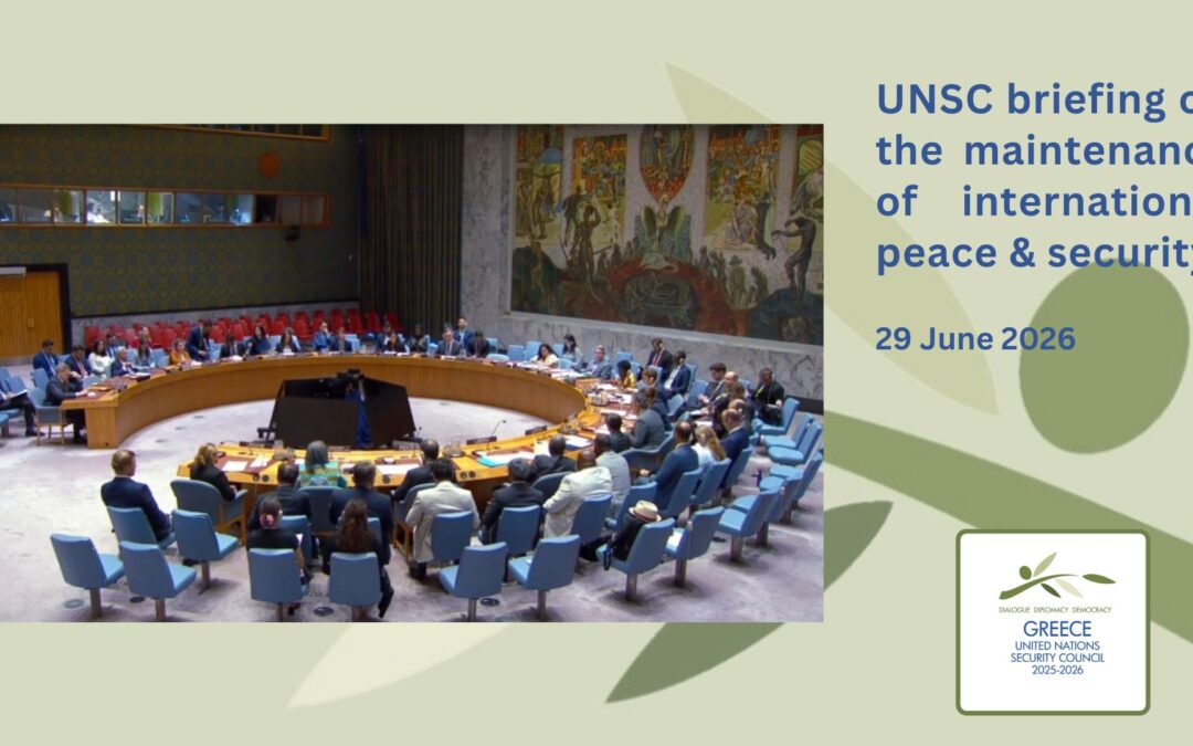 UN Security Council meeting on the situation in the Middle East, including the Palestinian Question