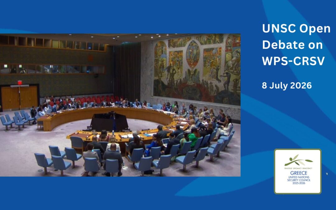 UN Security Council open debate under the agenda item “Women and peace and security” (“Conflict-related sexual violence: honouring the promise of international law to survivors of conflict-related sexual violence”)