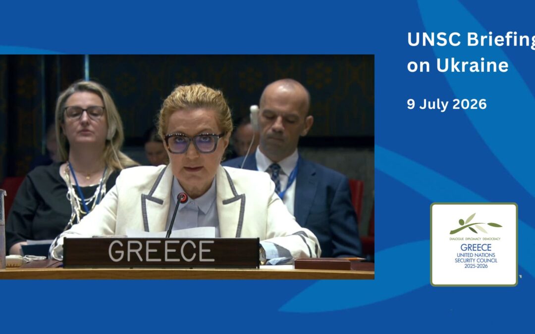 UN Security Council briefing on the maintenance of peace and security of Ukraine